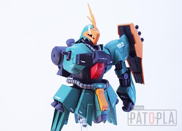 HGUC 1/144 ヤクト・ドーガ(ギュネイ・ガス専用機)改修・全塗装 製作03 クェス、実践の空気を感じるだけでいいんだ。ついてこい! -ぱとぷら