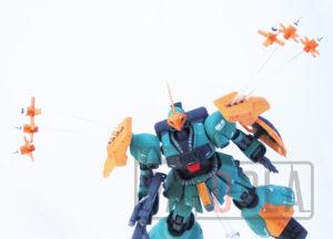 HGUC 1/144 ヤクト・ドーガ(ギュネイ・ガス専用機)改修・全塗装 製作 完成 ファンネル達、一番熱量の高いミサイルだ…!当たれぇええッ! -ぱとぷら