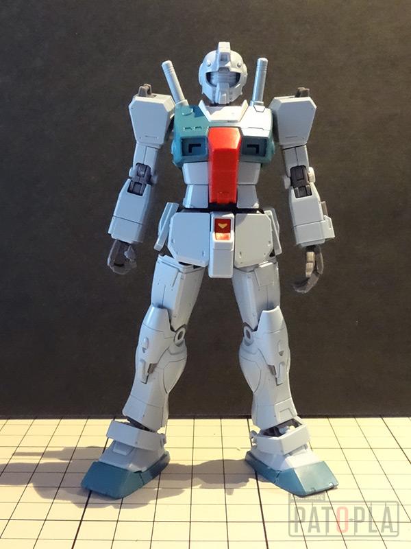 ガンプラ HG ジム スレッガー搭乗機 塗装 完成品