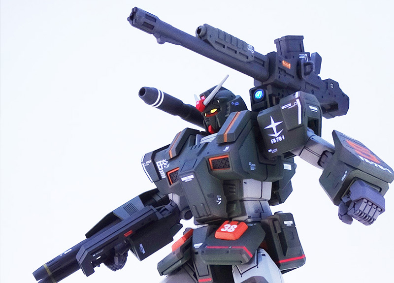 hg フルアーマーガンダム 全塗装完成品-