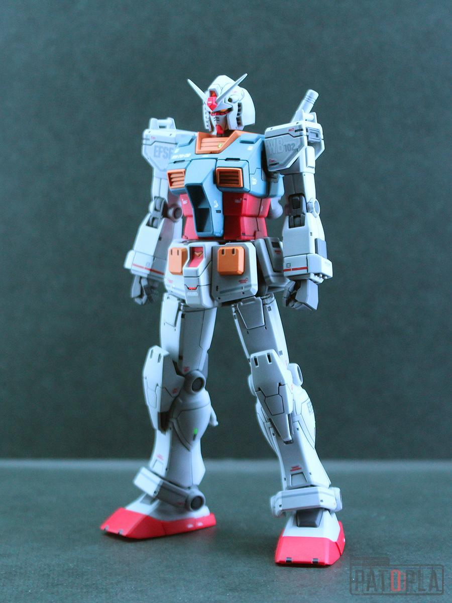 HG 1/144 ガンダム(ククルス・ドアンの島版) 改修・全塗装 製作完成 下の土は黒いんですね -ぱとぷら HG 1/144 ガンダム(ククルス・ドアンの島版) 改修・全塗装 製作完成 下の土は黒いんですね -ぱとぷら