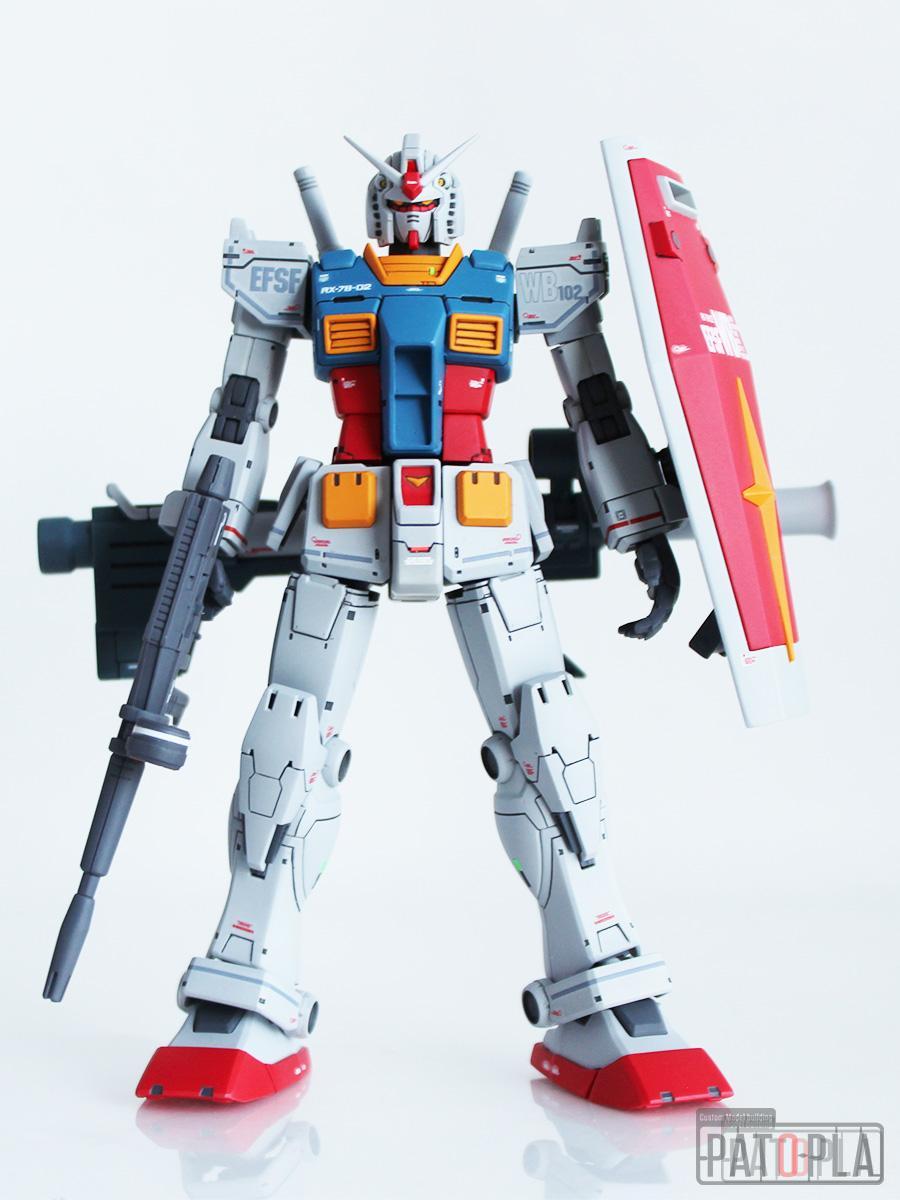 HG 1/144 ガンダム(ククルス・ドアンの島版) 改修・全塗装 製作完成 下の土は黒いんですね -ぱとぷら HG 1/144 ガンダム(ククルス・ドアンの島版) 改修・全塗装 製作完成 下の土は黒いんですね -ぱとぷら
