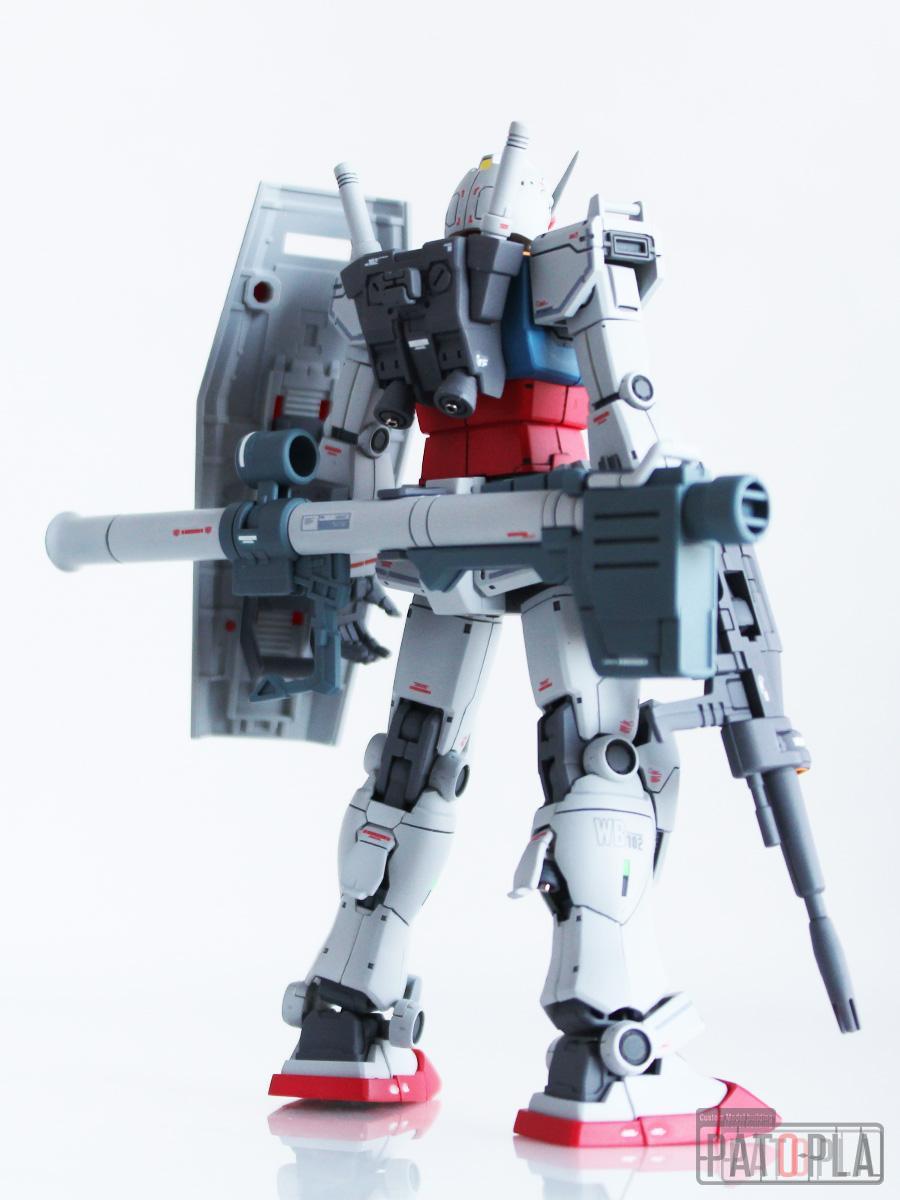 HG 1/144 ガンダム(ククルス・ドアンの島版) 改修・全塗装 製作完成 下の土は黒いんですね -ぱとぷら HG 1/144 ガンダム(ククルス・ドアンの島版) 改修・全塗装 製作完成 下の土は黒いんですね -ぱとぷら