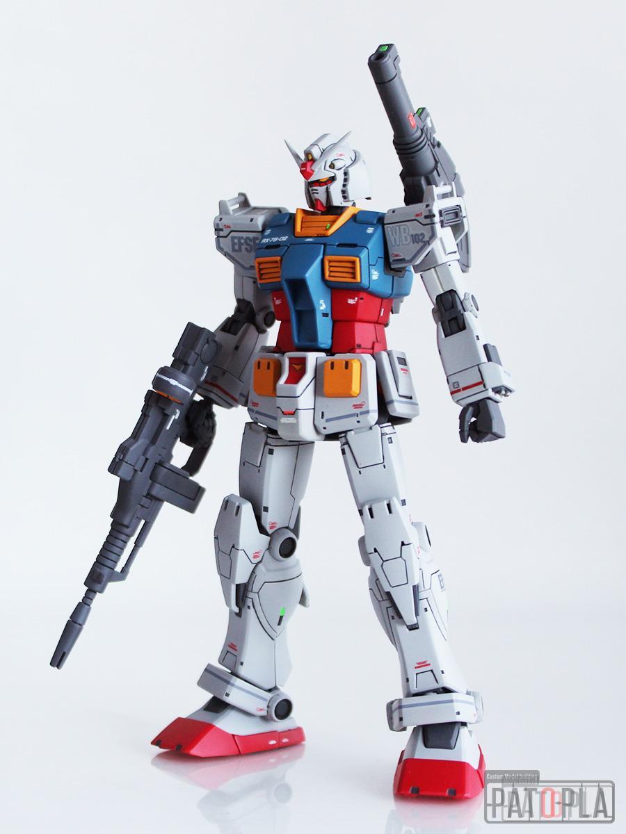 HG 1/144 ガンダム(ククルス・ドアンの島版) 改修・全塗装 製作完成 下の土は黒いんですね -ぱとぷら HG 1/144 ガンダム(ククルス・ドアンの島版) 改修・全塗装 製作完成 下の土は黒いんですね -ぱとぷら