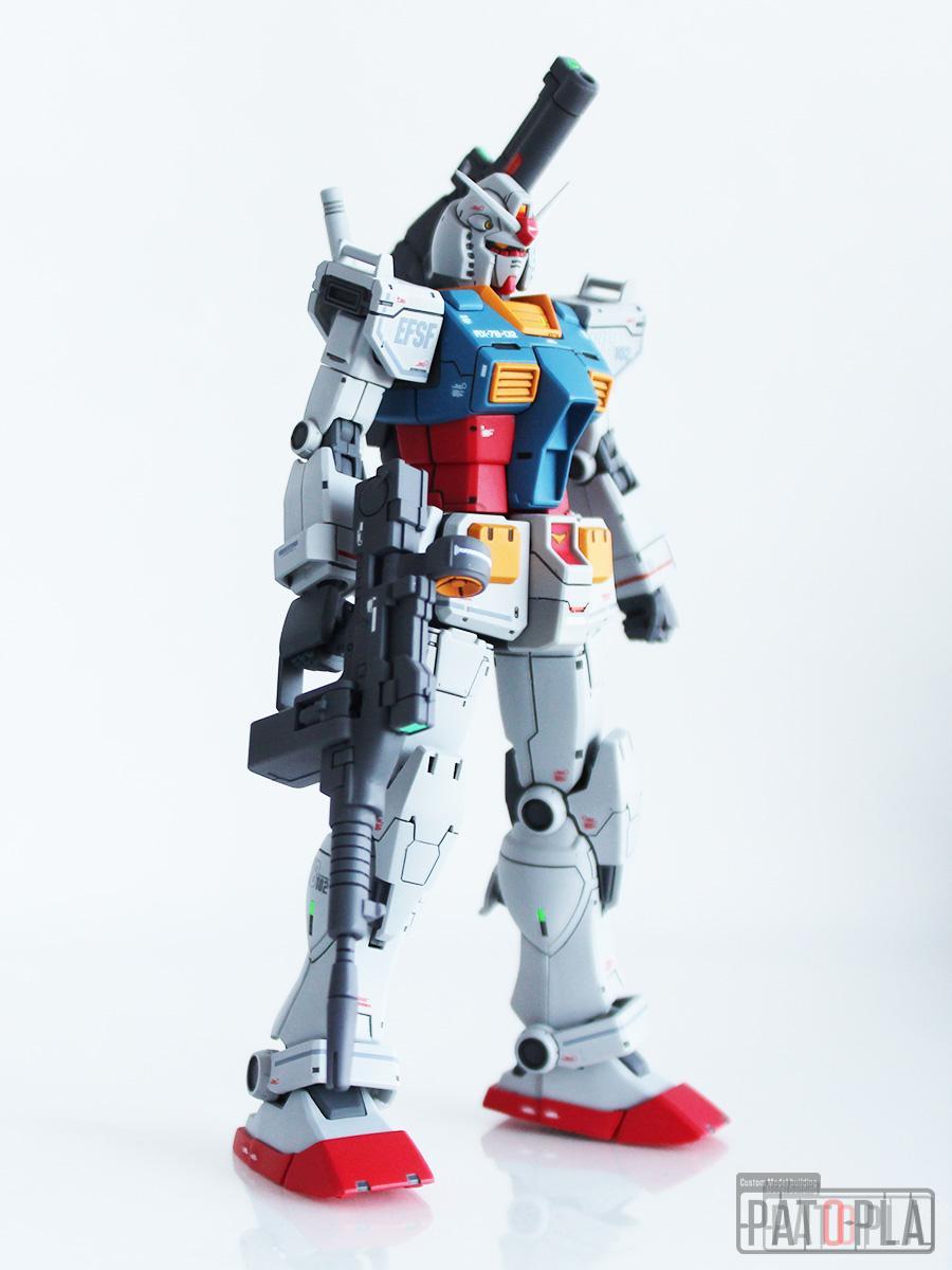 HG 1/144 ガンダム(ククルス・ドアンの島版) 改修・全塗装 製作完成 下の土は黒いんですね -ぱとぷら HG 1/144 ガンダム(ククルス・ドアンの島版) 改修・全塗装 製作完成 下の土は黒いんですね -ぱとぷら