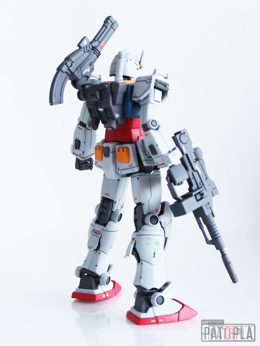 HG 1/144 ガンダム(ククルス・ドアンの島版) 改修・全塗装 製作完成 下の土は黒いんですね -ぱとぷら HG 1/144 ガンダム(ククルス・ドアンの島版) 改修・全塗装 製作完成 下の土は黒いんですね -ぱとぷら