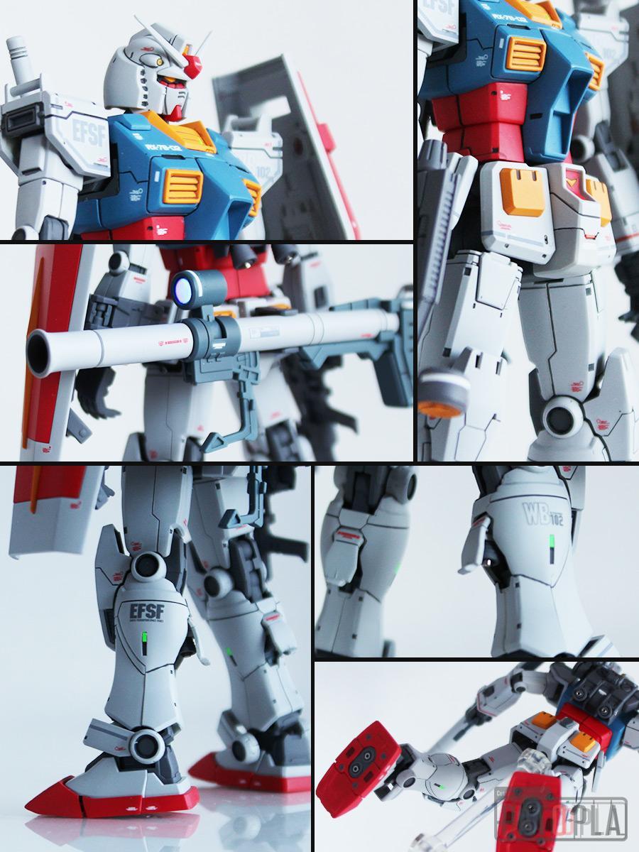 HG 1/144 ガンダム(ククルス・ドアンの島版) 改修・全塗装 製作完成 下の土は黒いんですね -ぱとぷら HG 1/144 ガンダム(ククルス・ドアンの島版) 改修・全塗装 製作完成 下の土は黒いんですね -ぱとぷら