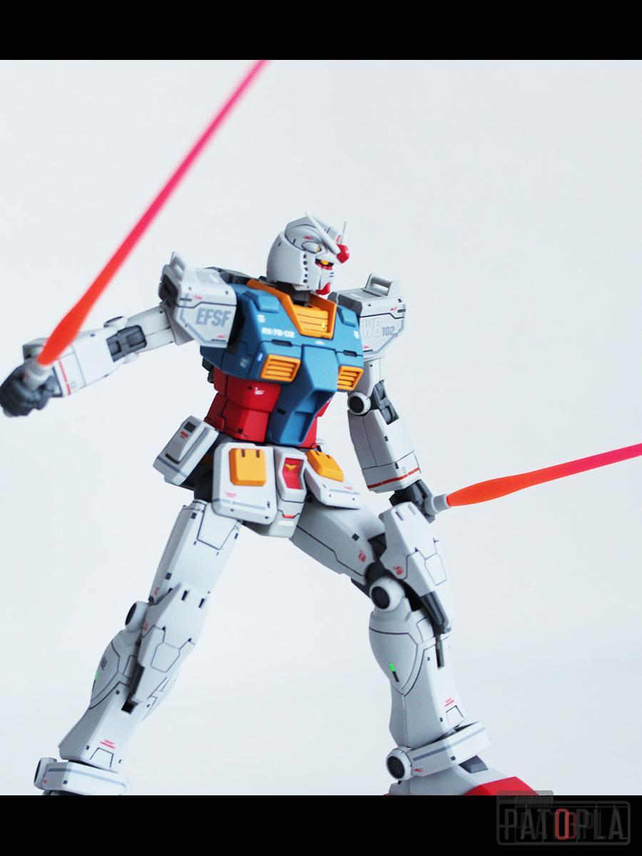 HG 1/144 ガンダム(ククルス・ドアンの島版) 改修・全塗装 製作完成 下の土は黒いんですね -ぱとぷら HG 1/144 ガンダム(ククルス・ドアンの島版) 改修・全塗装 製作完成 下の土は黒いんですね -ぱとぷら