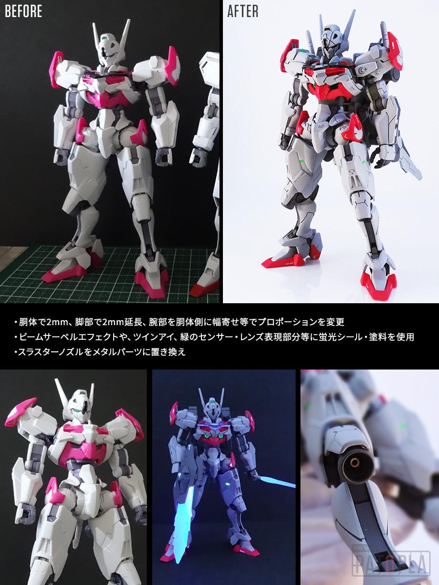 HG 1/144 ガンダムルブリス 改修・全塗装品