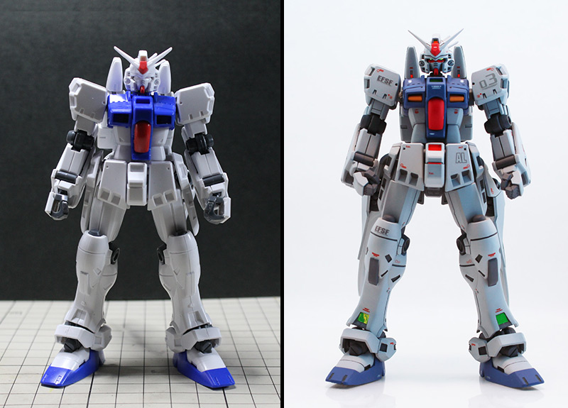 HGUC 1/144 ガンダムGP03S ステイメン 改修・全塗装製作 ステイメン、お前もか。 -ぱとぷら