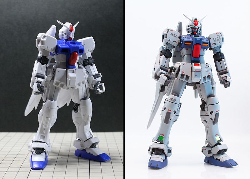 HGUC 1/144 ガンダムGP03S ステイメン 改修・全塗装製作 ステイメン、お前もか。 -ぱとぷら