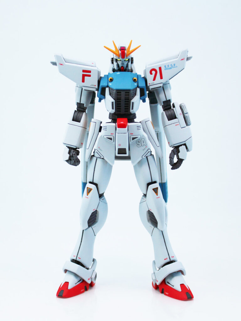 HGUC 1/144 ガンダムF91（ver.pato_1.5 ） 改修・全塗装 製作　 -ぱとぷら