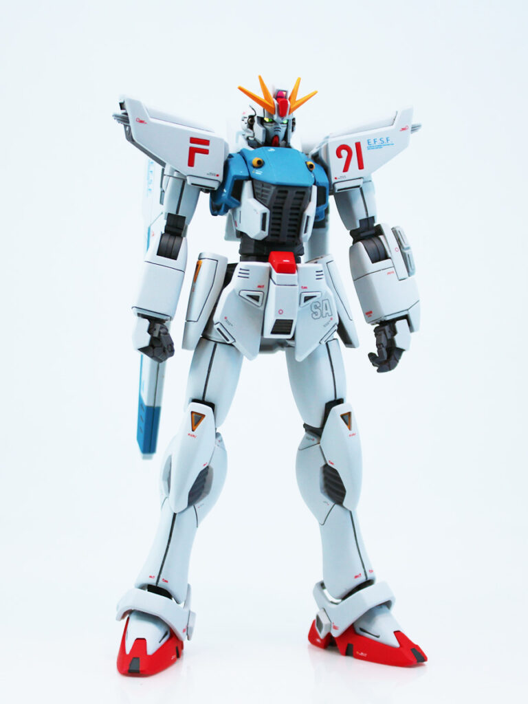 HGUC 1/144 ガンダムF91（ver.pato_1.5 ） 改修・全塗装 製作　 -ぱとぷら