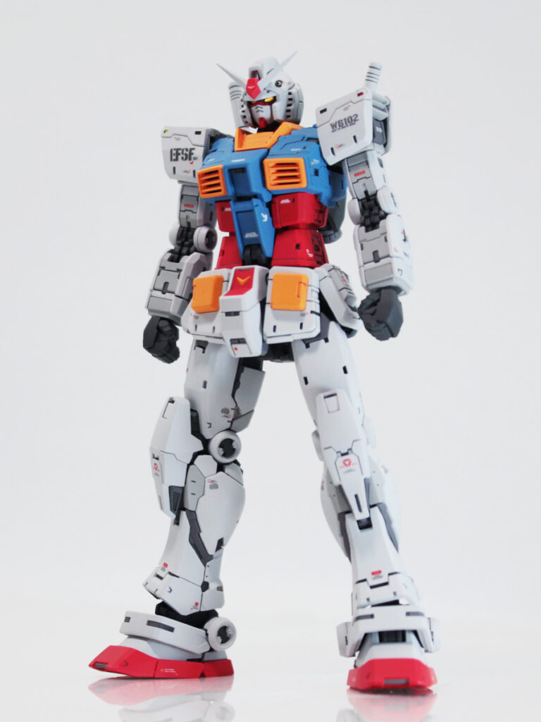 RG 1/144 RX-78-2 ガンダム Ver.2.0 改修・全塗装製作03 完成 親父がVer.2.0にこだわるわけだ… -ぱとぷら