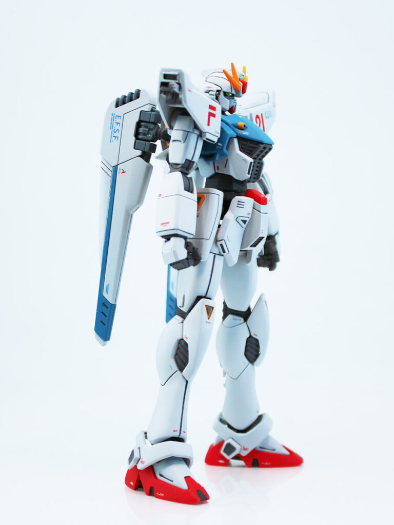 HGUC 1/144 ガンダムF91（ver.pato_1.5 ） 改修・全塗装 製作　 -ぱとぷら