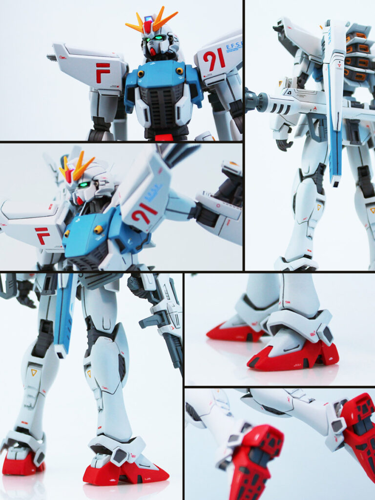 HGUC 1/144 ガンダムF91（ver.pato_1.5 ） 改修・全塗装 製作　 -ぱとぷら