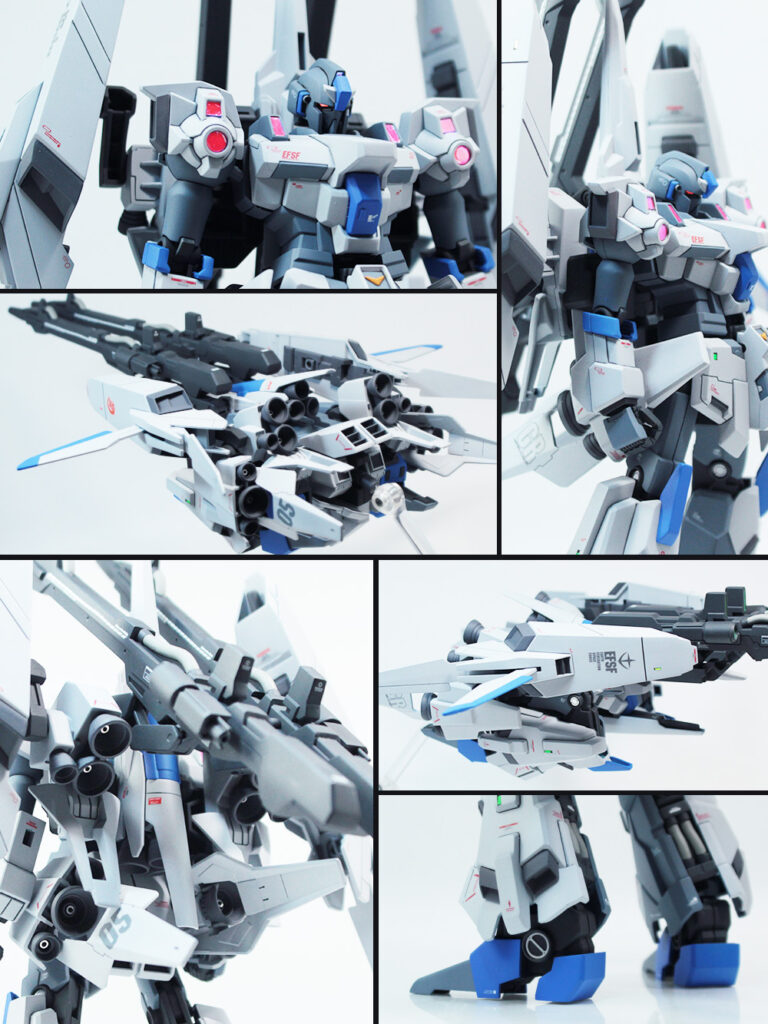 HGUC 1/144 リゼル（ディフェンサーbユニット） 改修・全塗装 製作完成 -ぱとぷら