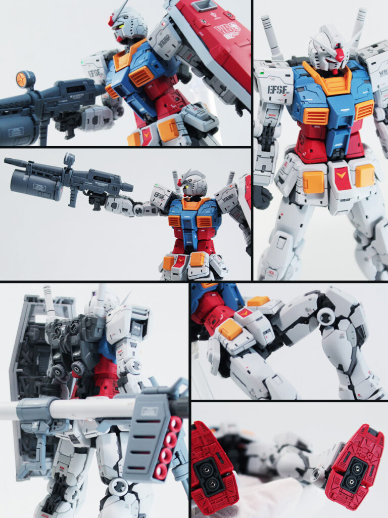 RG 1/144 RX-78-2 ガンダム Ver.2.0 改修・全塗装製作03 完成 親父がVer.2.0にこだわるわけだ… -ぱとぷら