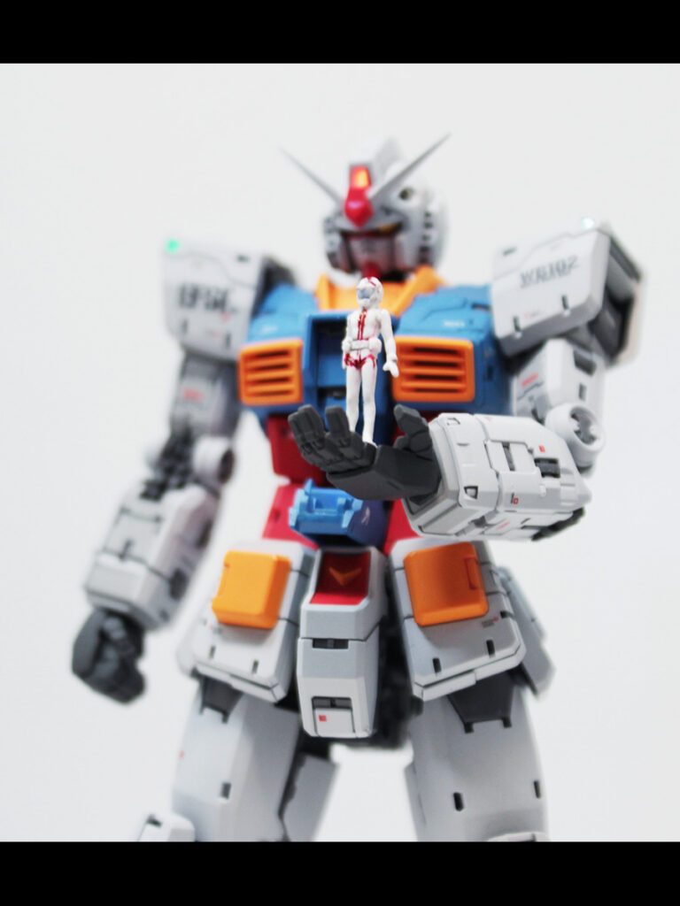 RG 1/144 RX-78-2 ガンダム Ver.2.0 改修・全塗装製作03 完成 親父がVer.2.0にこだわるわけだ… -ぱとぷら