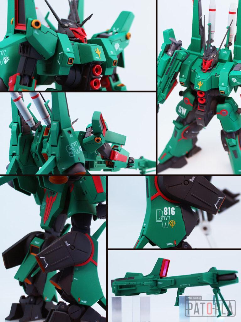 HGUC 1/144 ドーベンウルフ 改修・全塗装製作 完成 SPACE WOLF -ぱとぷら