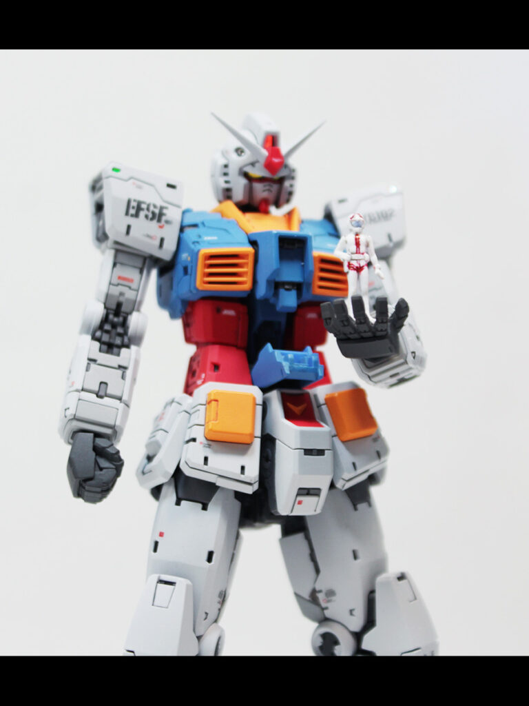 RG 1/144 RX-78-2 ガンダム Ver.2.0 改修・全塗装製作03 完成 親父がVer.2.0にこだわるわけだ… -ぱとぷら