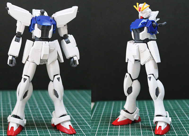 HGUC 1/144 ガンダムF91（ver.pato_1.5 ） 改修・全塗装 製作　 -ぱとぷら