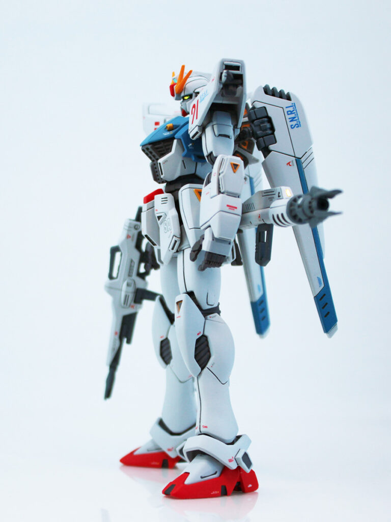 HGUC 1/144 ガンダムF91（ver.pato_1.5 ） 改修・全塗装 製作　 -ぱとぷら