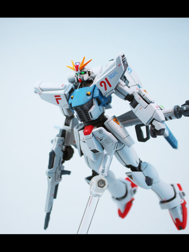 HGUC 1/144 ガンダムF91（ver.pato_1.5 ） 改修・全塗装 製作　 -ぱとぷら