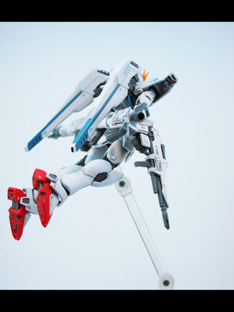 HGUC 1/144 ガンダムF91（ver.pato_1.5 ） 改修・全塗装 製作　 -ぱとぷら