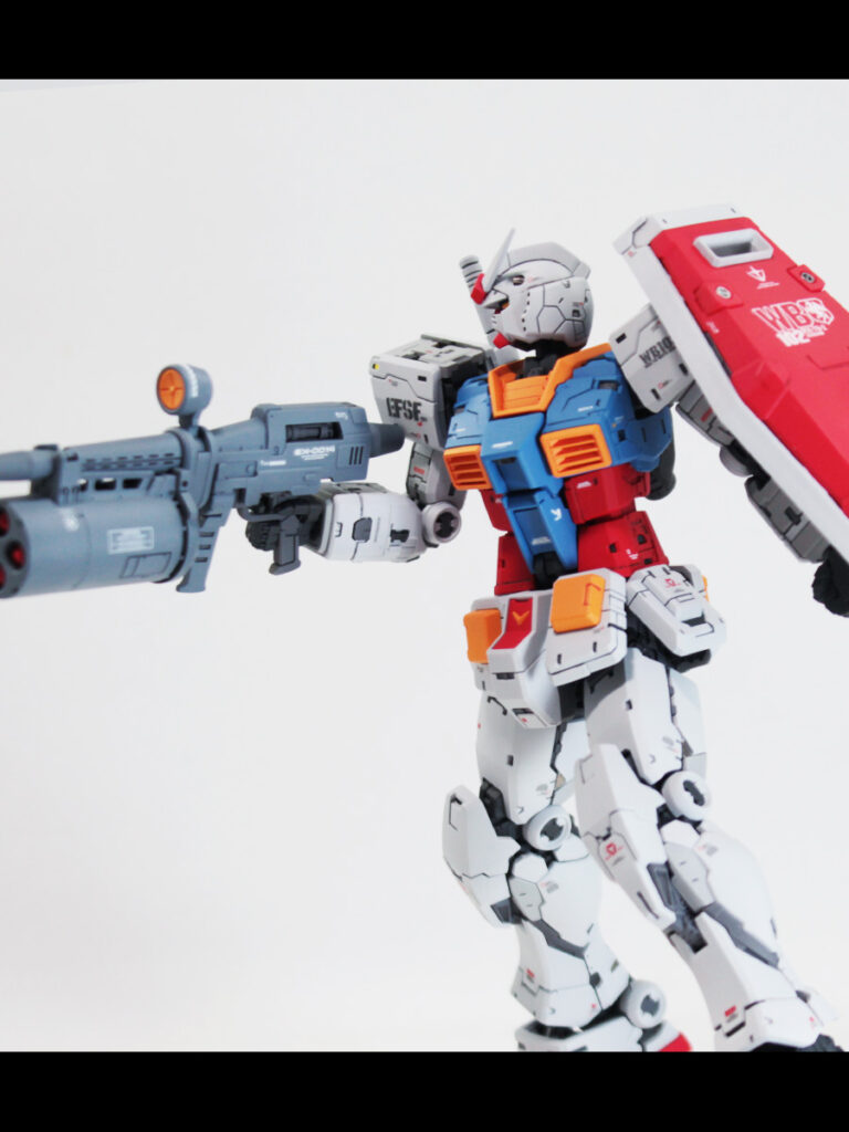 RG 1/144 RX-78-2 ガンダム Ver.2.0 改修・全塗装製作03 完成 親父がVer.2.0にこだわるわけだ… -ぱとぷら