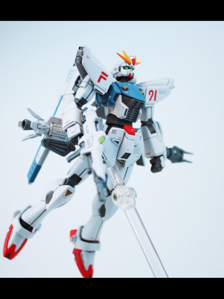 HGUC 1/144 ガンダムF91（ver.pato_1.5 ） 改修・全塗装 製作　 -ぱとぷら