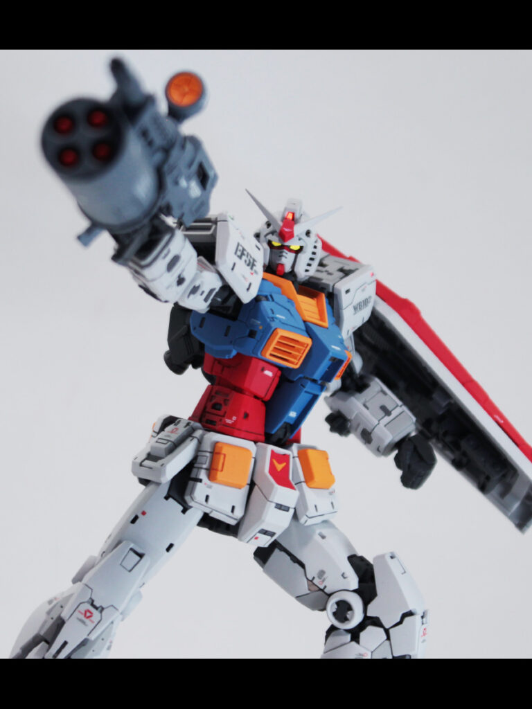 RG 1/144 RX-78-2 ガンダム Ver.2.0 改修・全塗装製作03 完成 親父がVer.2.0にこだわるわけだ… -ぱとぷら