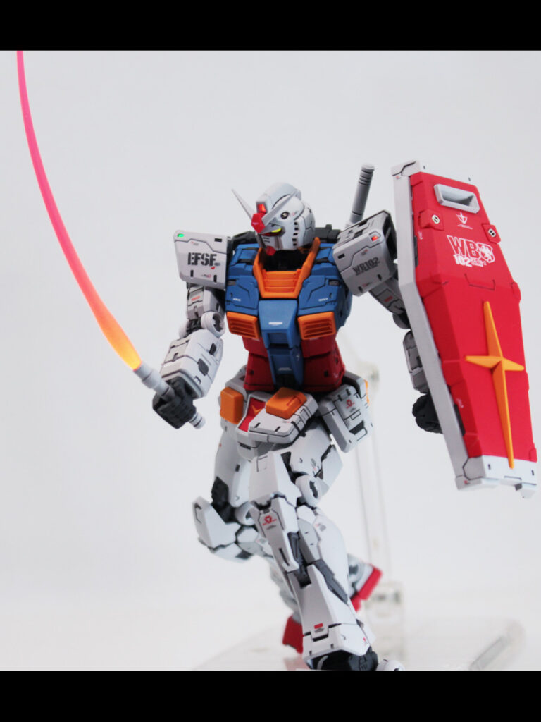 RG 1/144 RX-78-2 ガンダム Ver.2.0 改修・全塗装製作03 完成 親父がVer.2.0にこだわるわけだ… -ぱとぷら