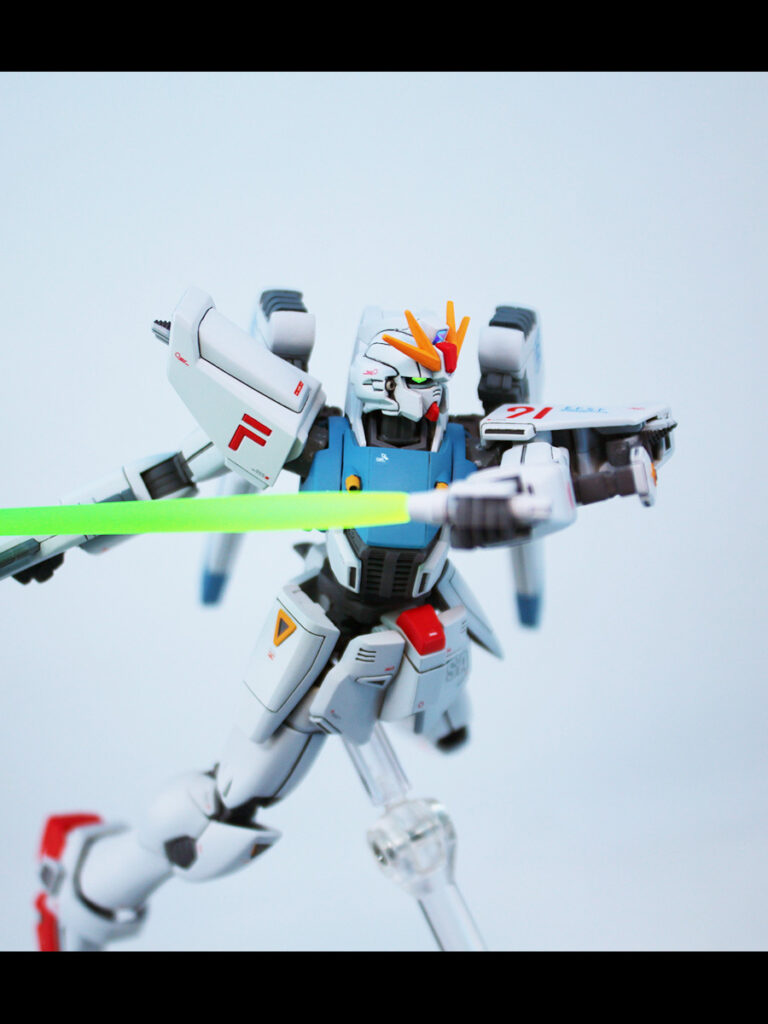 HGUC 1/144 ガンダムF91（ver.pato_1.5 ） 改修・全塗装 製作　 -ぱとぷら