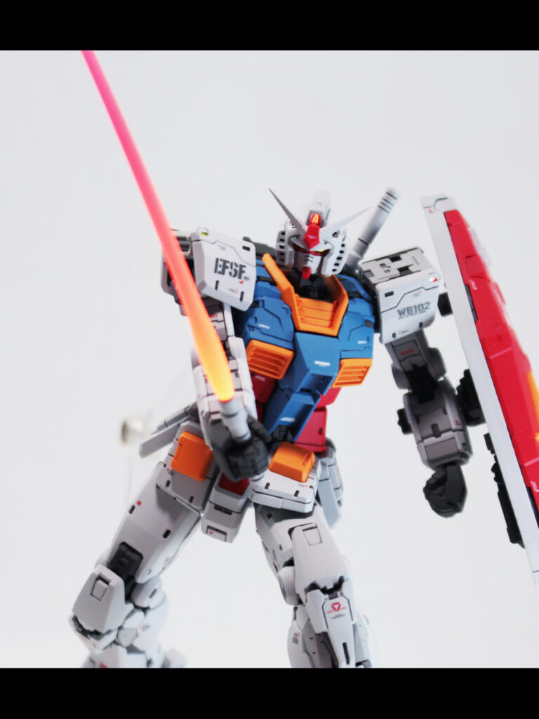 RG 1/144 RX-78-2 ガンダム Ver.2.0 改修・全塗装製作03 完成 親父がVer.2.0にこだわるわけだ… -ぱとぷら