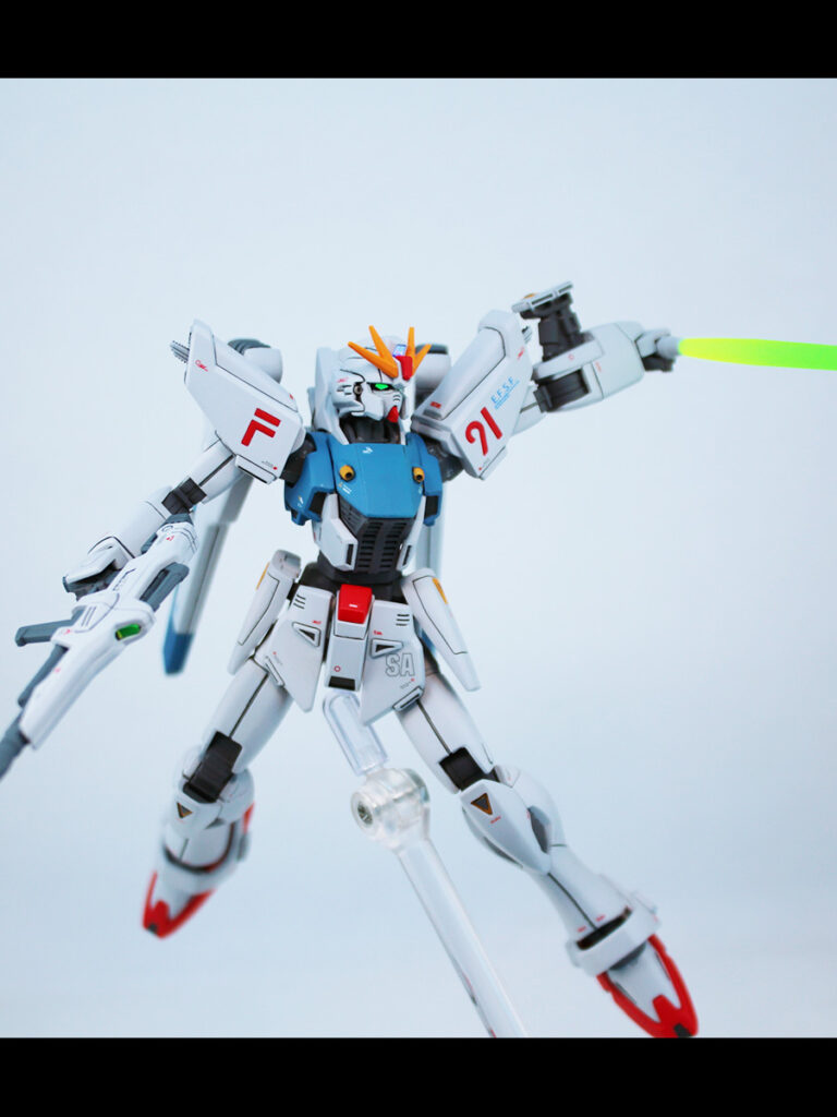 HGUC 1/144 ガンダムF91（ver.pato_1.5 ） 改修・全塗装 製作　 -ぱとぷら