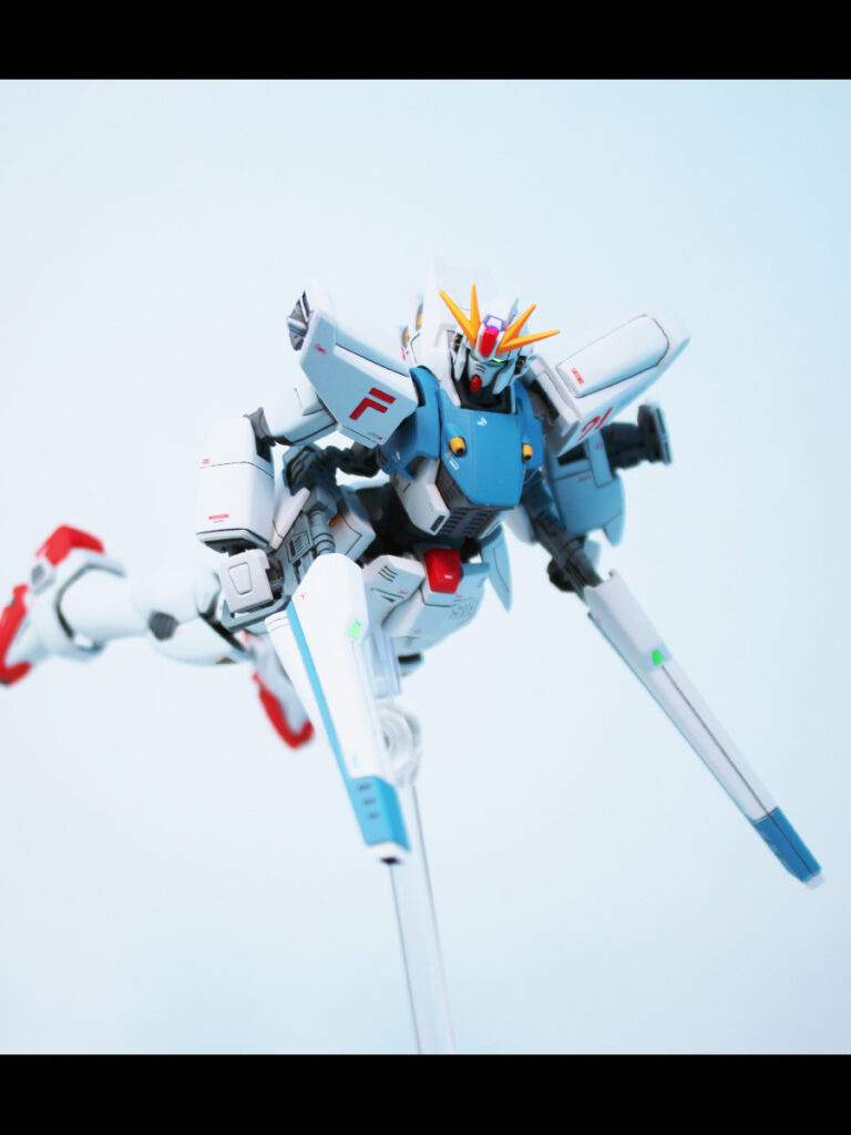 HGUC 1/144 ガンダムF91（ver.pato_1.5 ） 改修・全塗装 製作　 -ぱとぷら