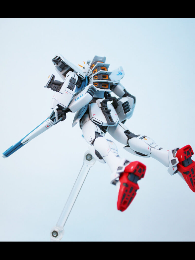 HGUC 1/144 ガンダムF91（ver.pato_1.5 ） 改修・全塗装 製作　 -ぱとぷら