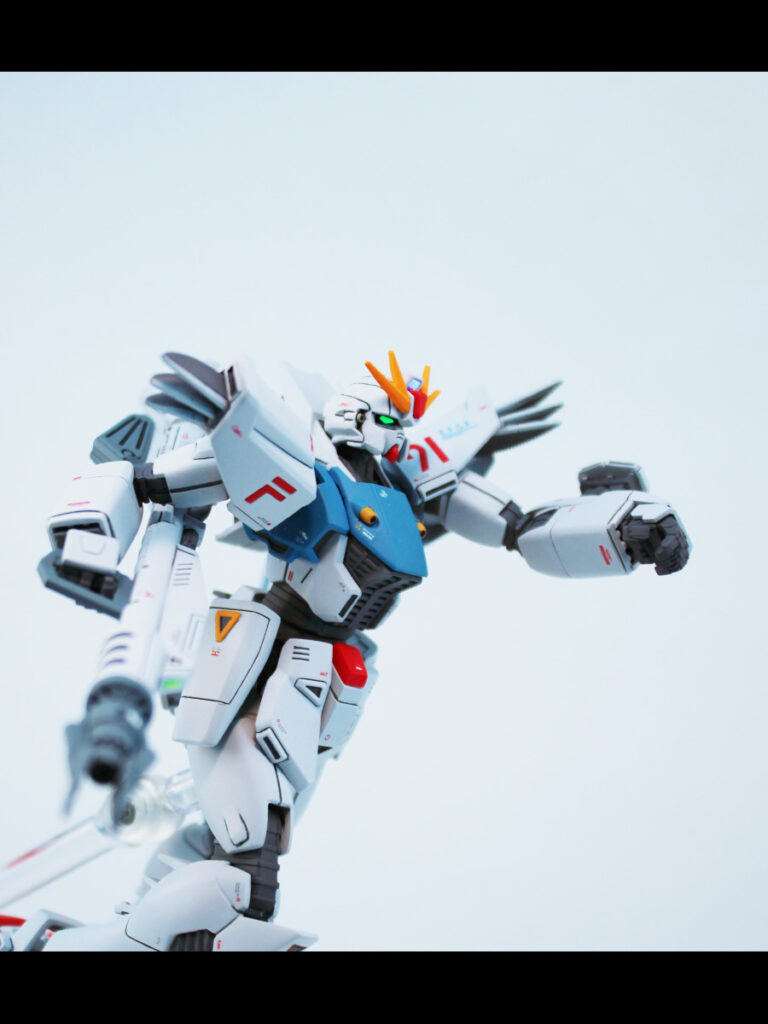 HGUC 1/144 ガンダムF91（ver.pato_1.5 ） 改修・全塗装 製作　 -ぱとぷら