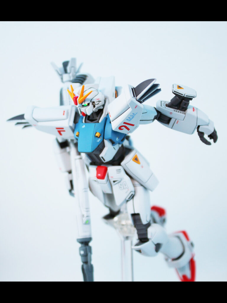 HGUC 1/144 ガンダムF91（ver.pato_1.5 ） 改修・全塗装 製作完成　 -ぱとぷら