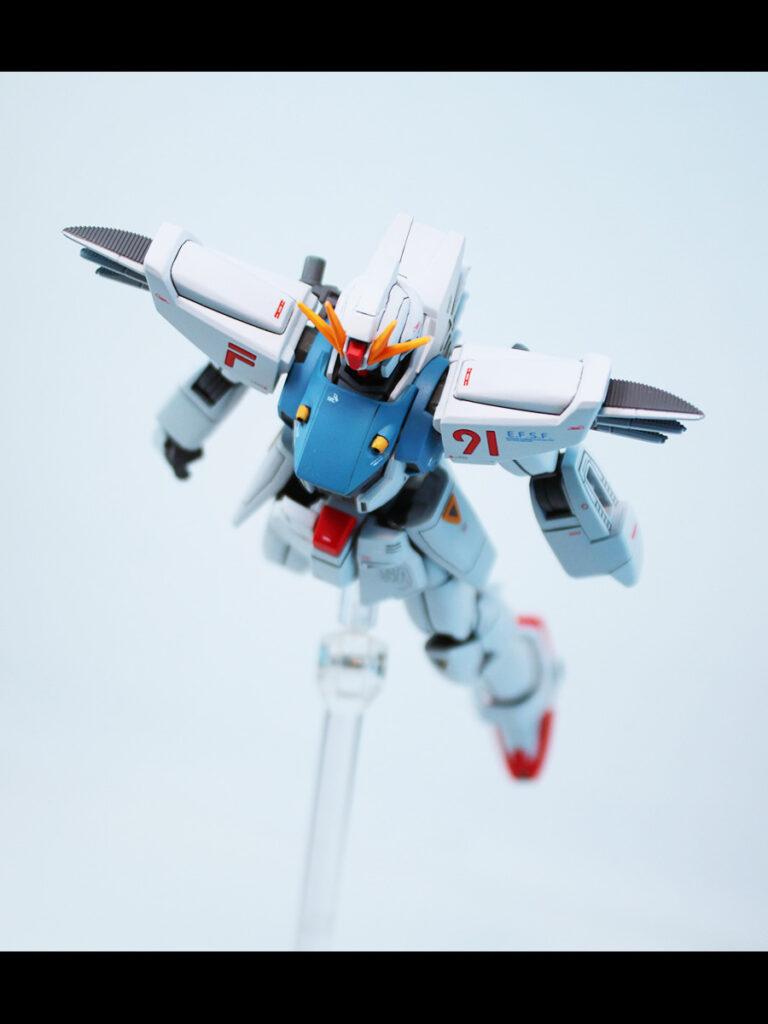 HGUC 1/144 ガンダムF91（ver.pato_1.5 ） 改修・全塗装 製作完成　 -ぱとぷら