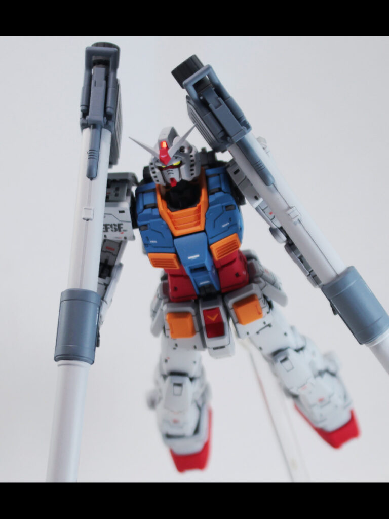 RG 1/144 RX-78-2 ガンダム Ver.2.0 改修・全塗装製作03 完成 親父がVer.2.0にこだわるわけだ… -ぱとぷら