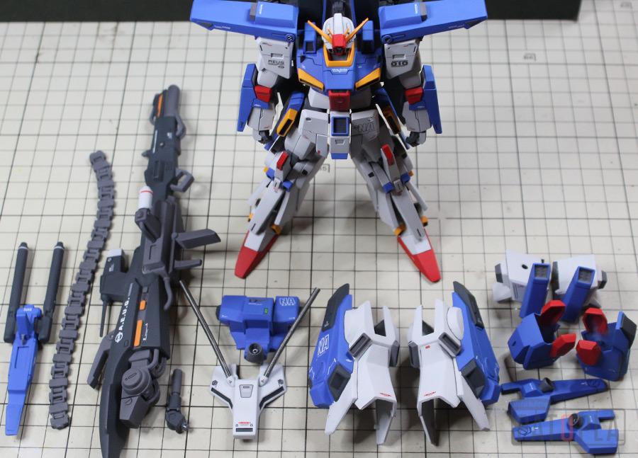 HGUC 1/144 フルアーマーZZガンダム 改修・全塗装製作 完成 このゴテゴテしたのは何なの!? -ぱとぷら