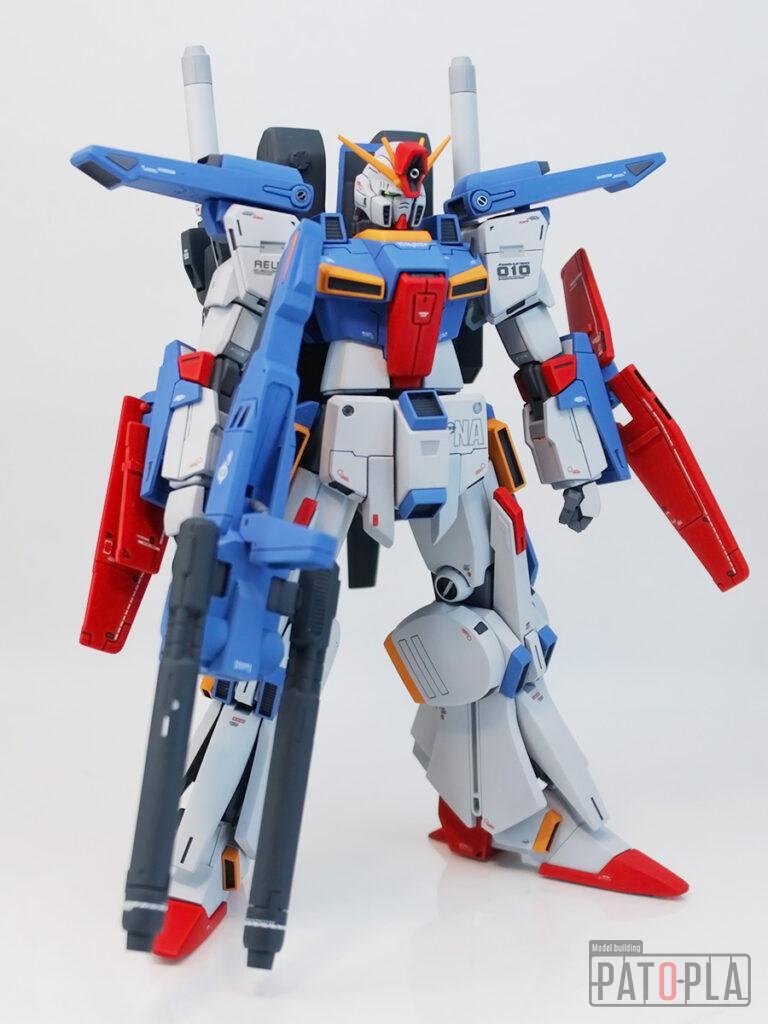 HGUC 1/144 フルアーマーZZガンダム 改修・全塗装製作 完成　このゴテゴテしたのは何なの！？ -ぱとぷら