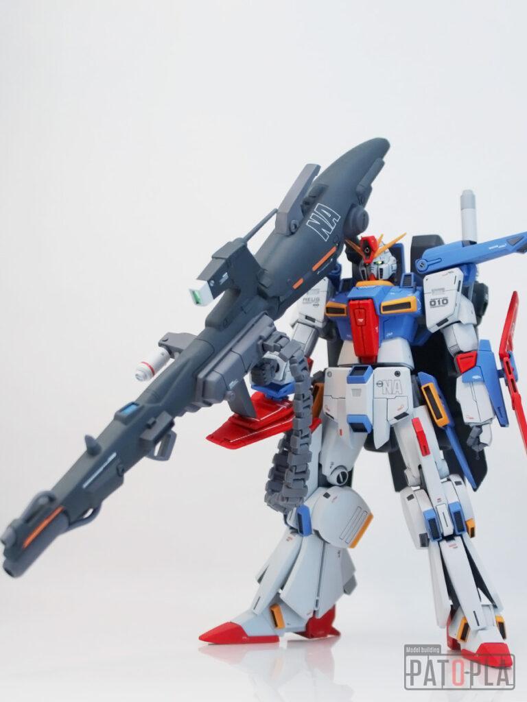 HGUC 1/144 フルアーマーZZガンダム 改修・全塗装製作 完成　このゴテゴテしたのは何なの！？ -ぱとぷら