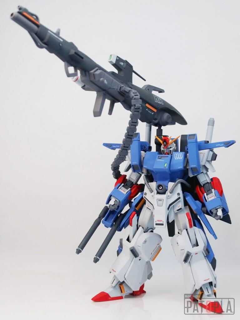 HGUC 1/144 フルアーマーZZガンダム 改修・全塗装製作 完成　このゴテゴテしたのは何なの！？ -ぱとぷら