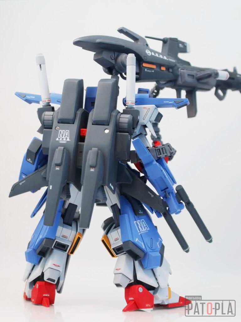 HGUC 1/144 フルアーマーZZガンダム 改修・全塗装製作 完成　このゴテゴテしたのは何なの！？ -ぱとぷら