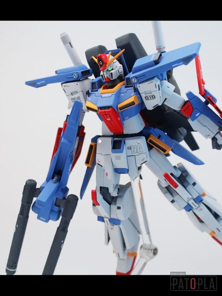 HGUC 1/144 フルアーマーZZガンダム 改修・全塗装製作 完成　このゴテゴテしたのは何なの！？ -ぱとぷら