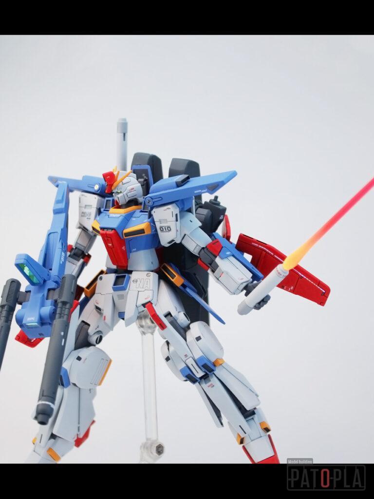 HGUC 1/144 フルアーマーZZガンダム 改修・全塗装製作 完成　このゴテゴテしたのは何なの！？ -ぱとぷら