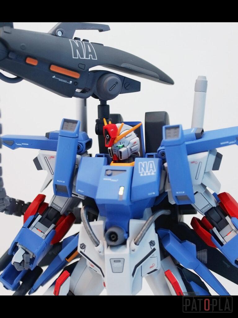 HGUC 1/144 フルアーマーZZガンダム 改修・全塗装製作 完成　このゴテゴテしたのは何なの！？ -ぱとぷら